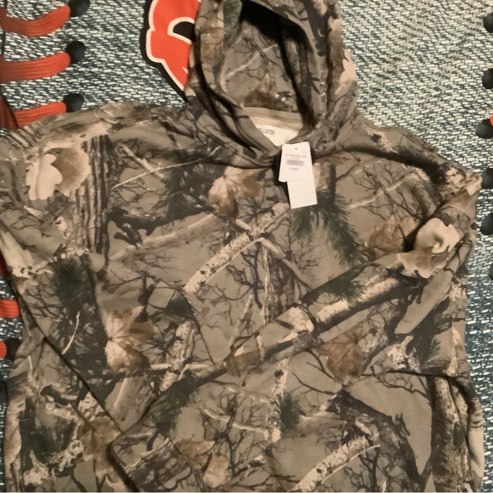 Hollister Woodland Camouflage Hoodie